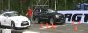 Jeep SRT8 op dragstrip tegen Nissan GTR en BMW X6M